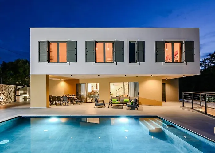 Luxury Brajdini Villa Vrbnik (Primorje-Gorski Kotar)